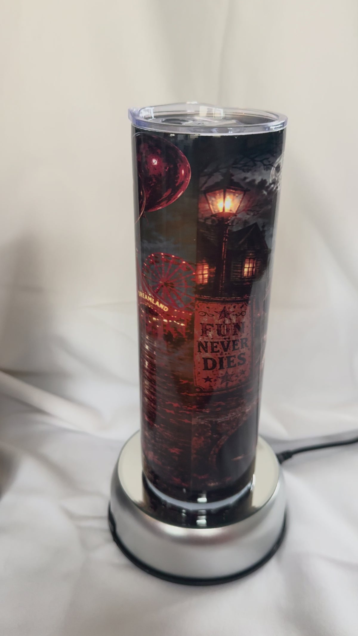 Pennywise Halloween themed tumbler