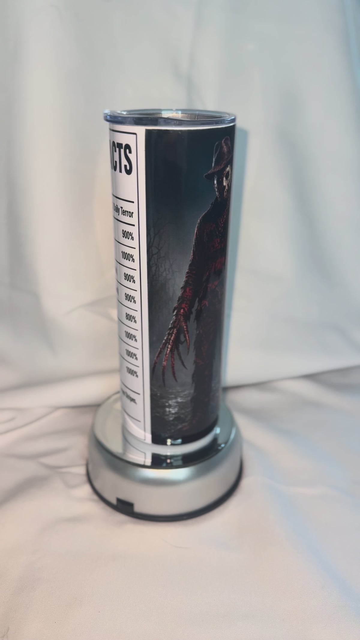 Jason/Freddy mash Halloween Tumbler